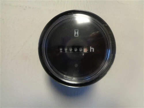 MERCURY QUICKSILVER HOUR METER WITH BLACK FACE 79-8M0051449 MARINE BOAT - image 2 of 4