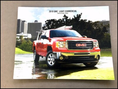 2010 GMC Truck 38-page Brochure Catalog Cargo Van Sierra Canyon