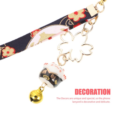 2Pcs Bell Decorative Phone DIY Camera Hanging Lanyard Decor DIY Cellphone - 第 6/12 張圖片