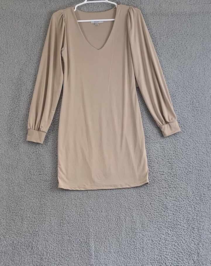 chinese dress ladies Shop Beige Cable-Knit Midi Bodycon Dress - Casual Winter main image 1