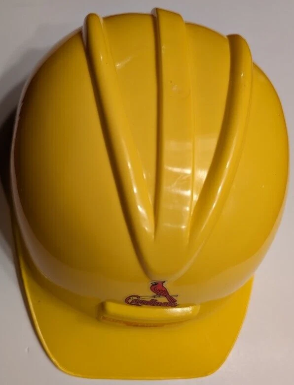 Casco duro Big Mac Land St. Louis Cardinals amarillo Busch Stadium 2004 Foto 2 de 3