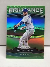 JACOB DEGROM 2020 Prizm Brilliance GREEN #'d /125 ~ Mets