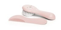 Suavinex Rosa Baby-Pflegeset: Weiche BüRste & Sanfter Kamm