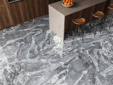 100sqm JOBLOT XL 120x60cm Ultra Gloss Grey Cloud Marble Effect Porcelain Tiles
