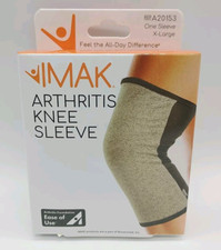 IMAK Compression Arthritis Knee Sleeve X-Large Heather Gray A20153