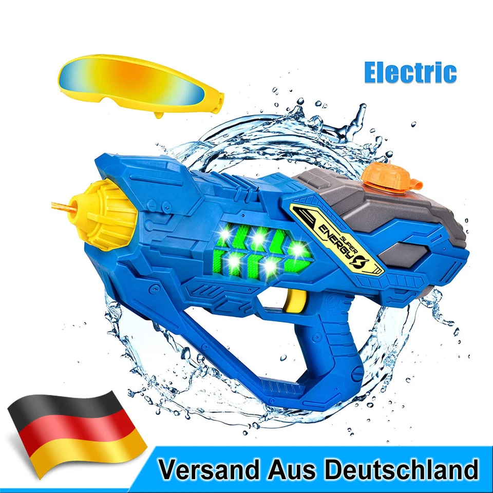 Kinder LED Wasserpistole Water Gun Pump 12 Fuß Spritzpistole mit 1,3 lbs Tank - Bild 2 von 4