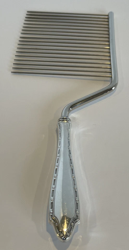 Schneider Toledo Sterling Silver Handle Cake Breaker Comb & Cheese Slicer PAT No - Image 4 of 4