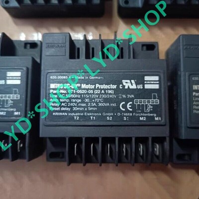 1PCS New INT69 SC-DV Motor Protector 22A 196 115/120V 230/240V #D2*