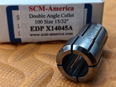 NEW SCM America 15/32'' DA100 Collet X14045A CNC Tooling Chuck Tool Holder .46875