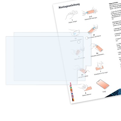 Protecteurs D'écran Bruni Pour Navigon 72 Premium - Lot De 2 Films - Anti-rayures