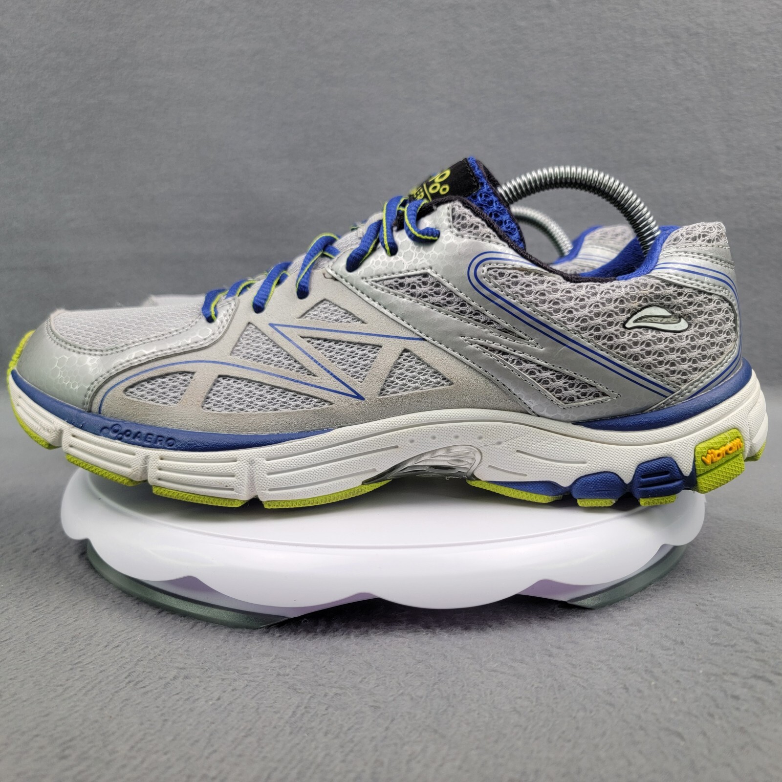 SAOLA Taglia 10 5 M Scarpe da corsa basse da uomo Abeo Remedy grigio blu 9378