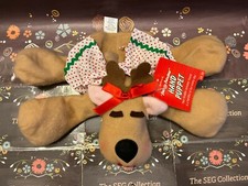 RHONDA Reindeer Hand Puppet HALLMARK PLUSH NWT Vintage 1986