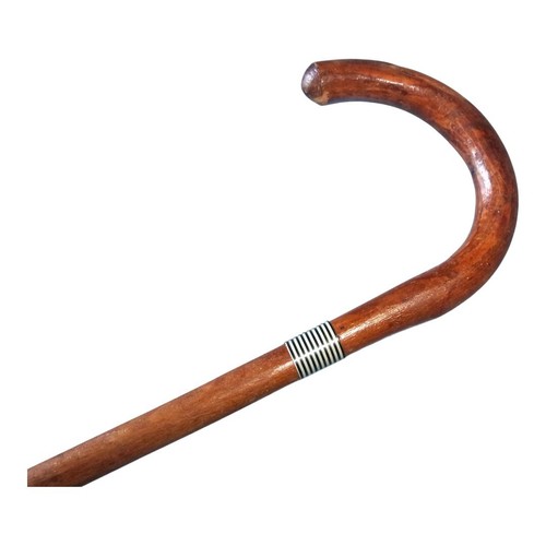 Hand Carved Folk Art Style Wooden Walking Stick Vintage Prop Costume Decor - Picture 6 of 8