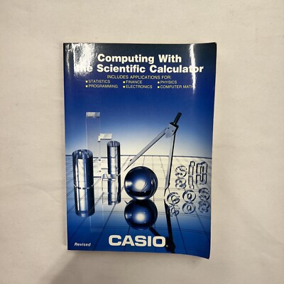 Computing with the Scientific Calculator Casio MANUAL BOOK 1986 paperback