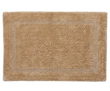 Better Homes Gardens Cotton Reversible Bath Rug, Almond Biscuit, 17" x 24"