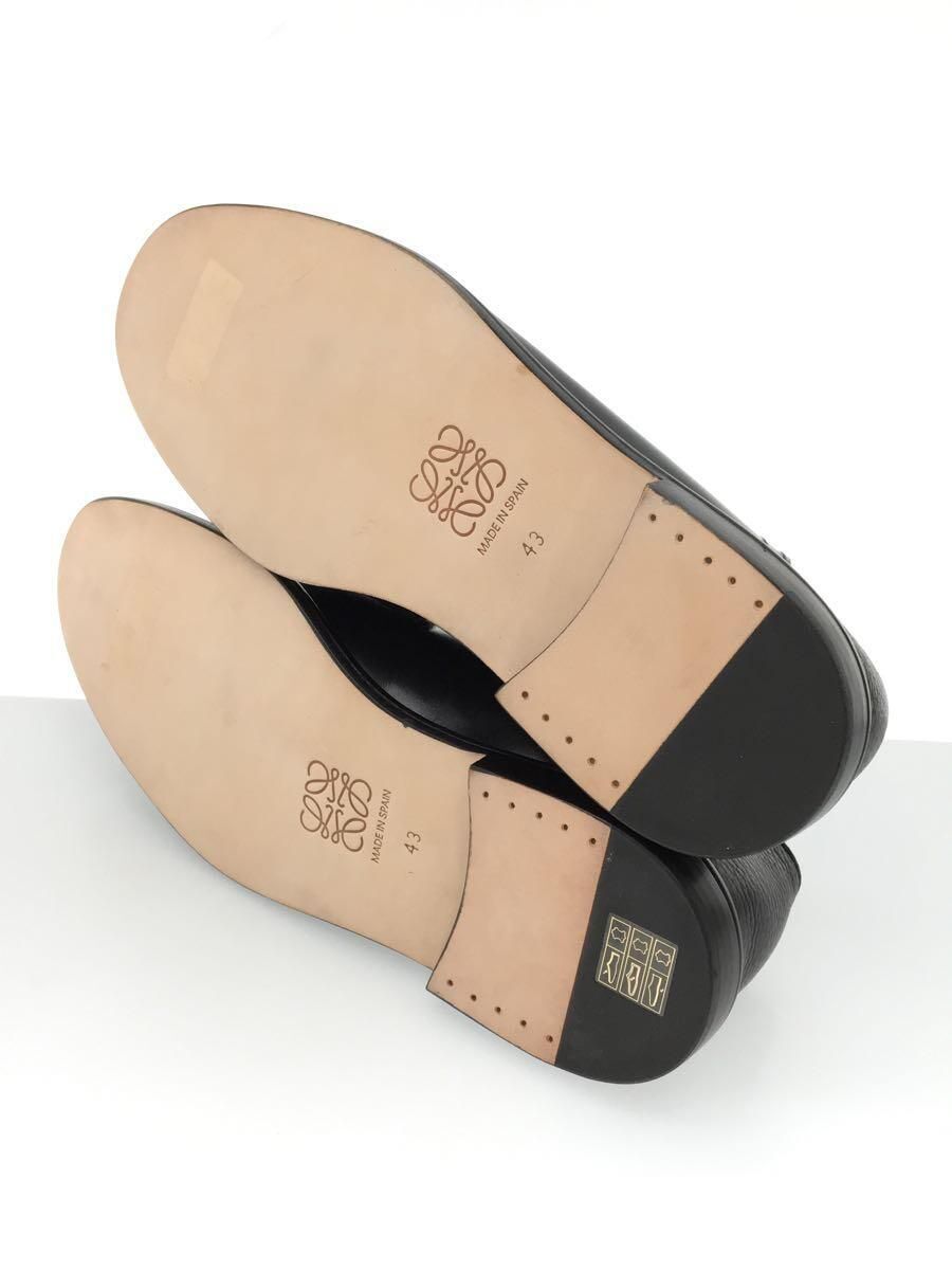 LOEWE Low Top Sneakers Calfskin Loafers 43 Black 453.18.204 Used