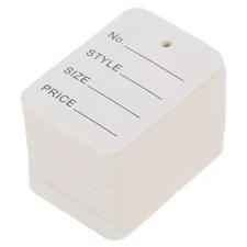 1000pcs Goods Hanging Price Tag Clothing Price Tags Commodity Price Display Tags