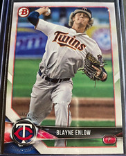 Blayne Enlow- BP141- Base Card- Prospect- Twins- 2018 Bowman