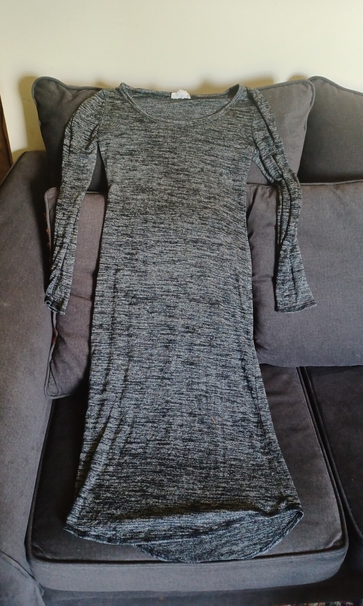forever 21 grey bodycon dress Bodycon Midi Sweater Dress in Light-grey-swatch