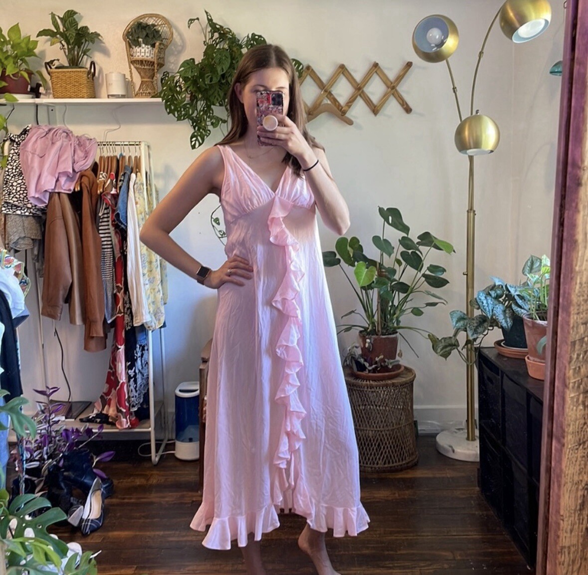 Vintage Flair Lingerie Ruffle Set - image 2