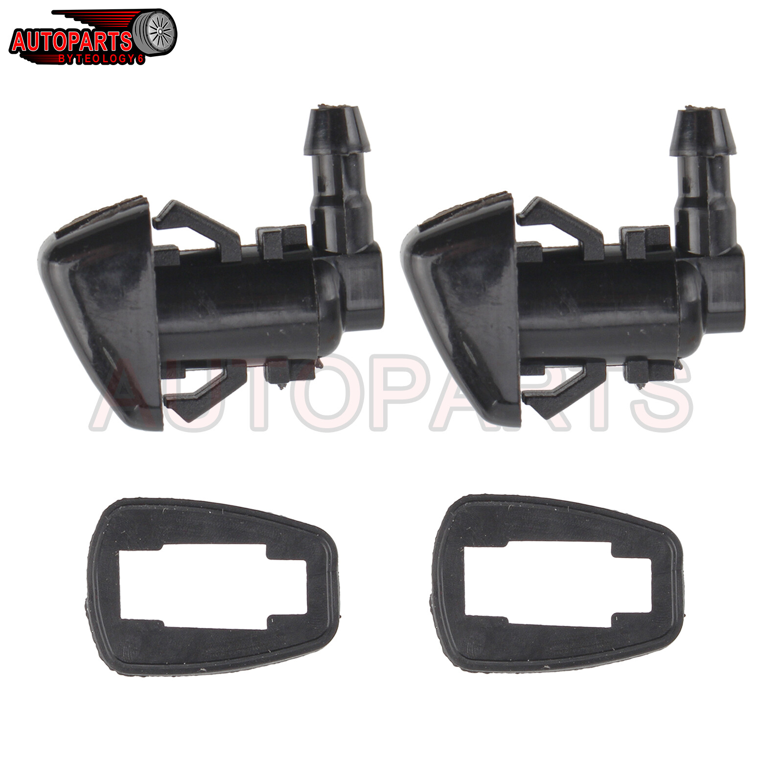 Ford Edge 2013 2x Windshield Wiper Spray Nozzles - For Ford Edge, Lincoln MKX, Focus (2007-2011) Windshield Wiper Nozzle Ford Edge