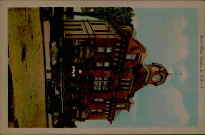 Postcard: Post Office, Kentville, N.S.-5. POSTI NEFIC