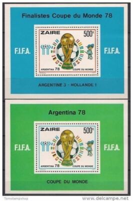 Zaire 1978 FIFA World Cup Football WC Finalists Argentina