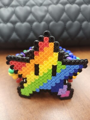 Mario Star Kandi Cuff Perler Power Up Super Mario - Main Image