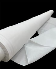 White Sheer Voile Chiffon Fabric 120" Wide 10ft Wide Perfect for Draping Panels