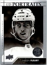 2017-18 Upper Deck Hockey Portraits #P-90 Haydn Fleury Hurricanes 