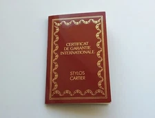 CARTIER Guarantee Warranty (Filled) Cartier PENS - C