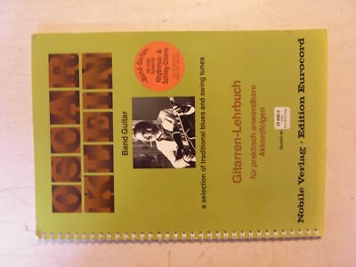 Old Notenhefte Gitarren-Lehrbuch for Practical Applicable Akkordfolgen 48Seiten
