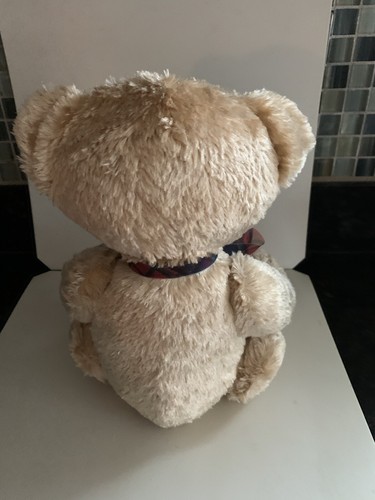 Teddy Bear Plush Caltoy Made to Love Made to Last Stuffed Animal Bear Love plaid - Picture 3 of 5