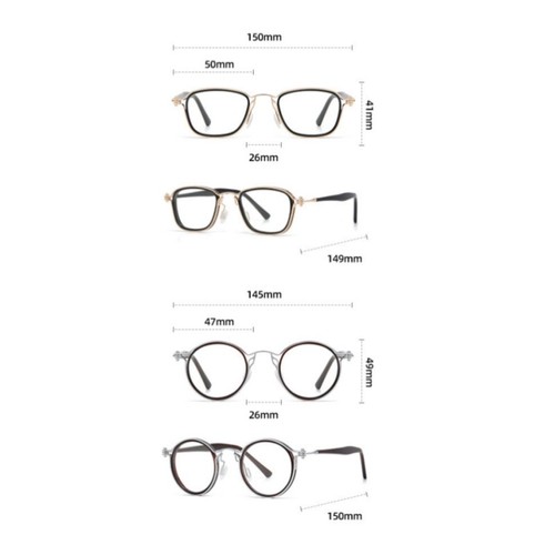 Monturas de gafas de moda retro hechas a mano de acetato metal cuadrado ovalado anteojos - Imagen 7 de 30