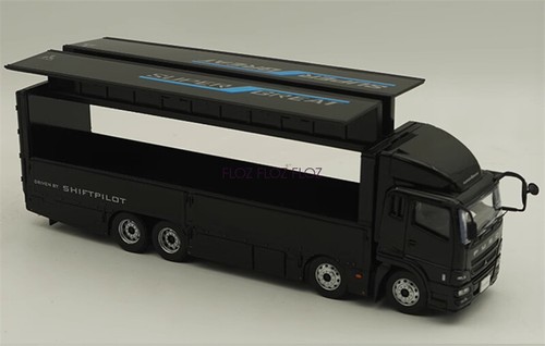 for Mitsubishi for FUSO for Super Great Black 1:43 Truck Pre-built Model - Picture 5 of 9