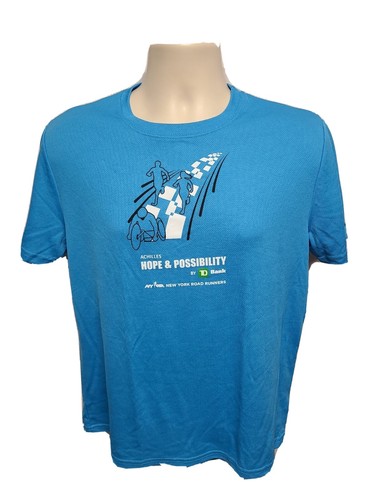 New Balance NYRR Achilles Hope & Possibility Adult Medium Blue Jersey