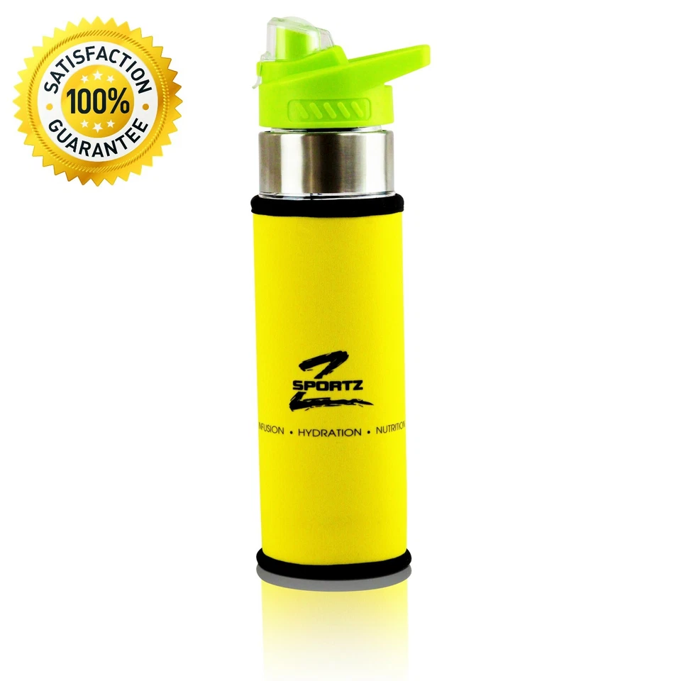 Obst Infuser Trinkflasche Boden Laden Fruchte Infuser mit Isolierhülse - Bild 2 von 4