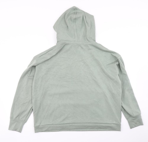 F&F Womens Green Nylon Blend Hoodie Size 12 - Picture 2 of 12
