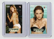 Amanda Righetti rare MH Pyramid #'d x/3 Tobacco card no. 56