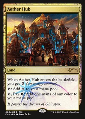 Heavy Play x 1 Aether Hub - FNM 06/17 Magic Promos - FOIL