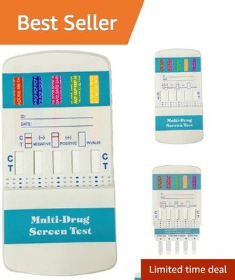 Reliable 10 Panel Dip Drug  Kit - 99% Accuracy, Easy 2-Step Process