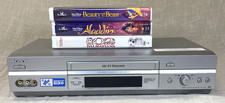 Sony SLV-N750 Hi-Fi VCR Video Cassette Recorder NO REMOTE Working w/ Disney VHS