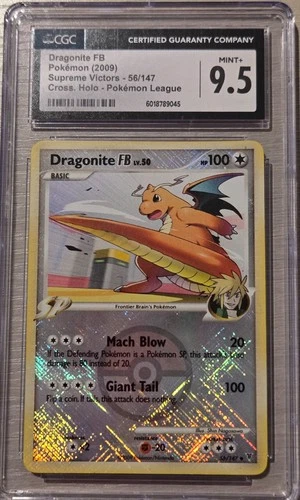 Dragonite FB 56/147 CGC 9.5 2009 Japanese Supreme Victors Cross Holo League
