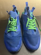 nike air huarache blue and greed