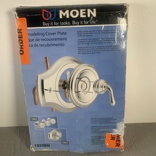 Moen 1920BN Remodeling Cover Plate Chrome w H...