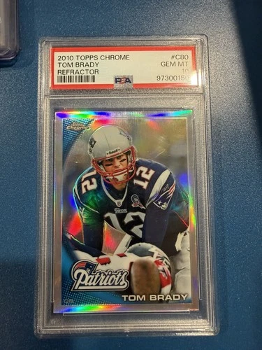 2010 Topps Chrome Tom Brady Refractor #C80 PSA 10 Gem Mint 💎 Patriots GOAT