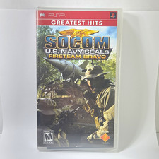 SOCOM U.S. Navy SEALs Fireteam Bravo Greatest Hits PSP Multiplayer Wi-Fi M 2005