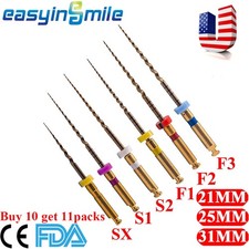 Easyinsmile Dental Endo Rotary Files X-Pro Gold Taper NITI Endodontic Root SX-F3
