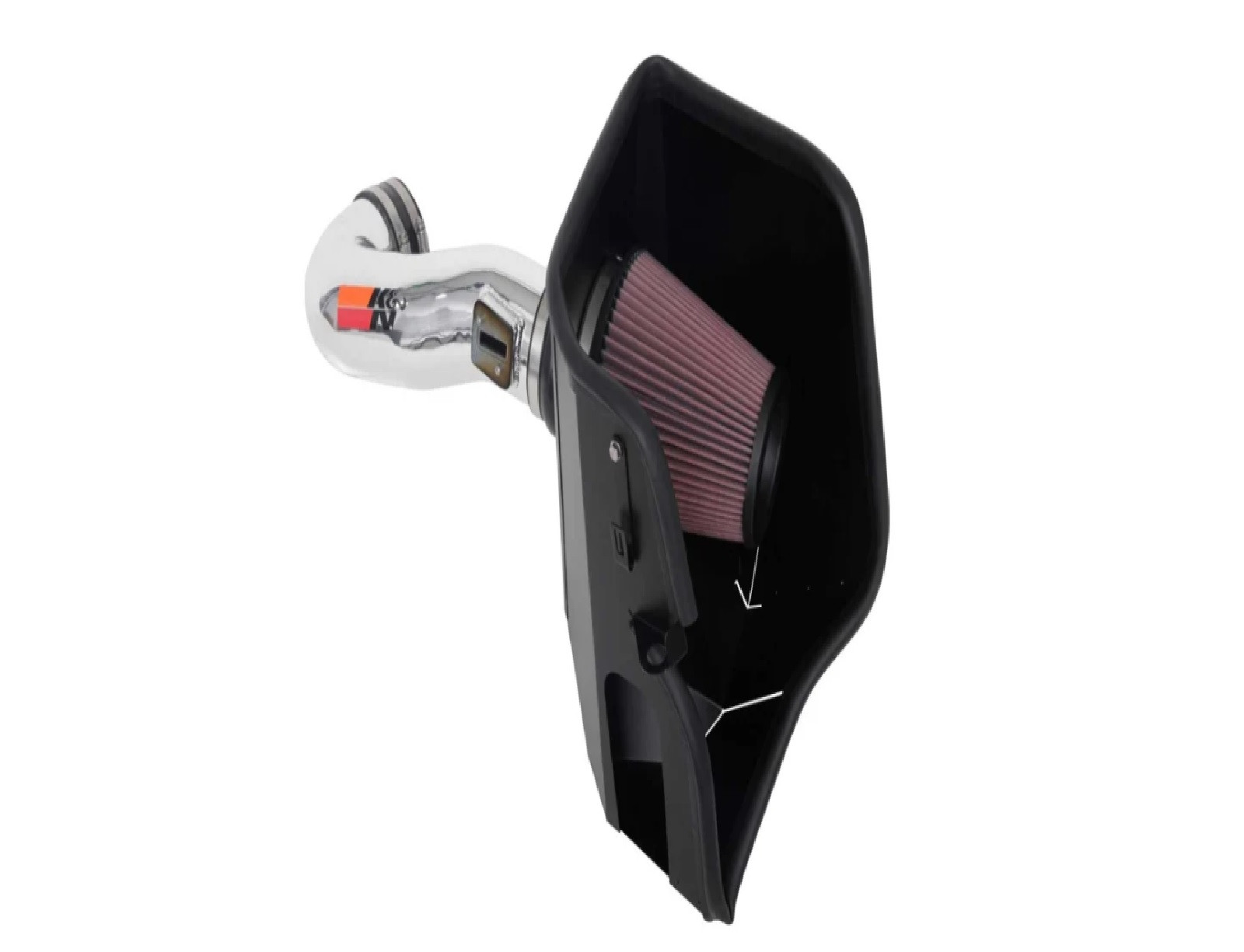 K&N 77-3110KP Red Performance Air Intake System for 19-20 Silverado/Sierra 1500