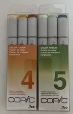 Copic Sketch Marker Pen Set - Colour Fusion 4  And 5 New Unused